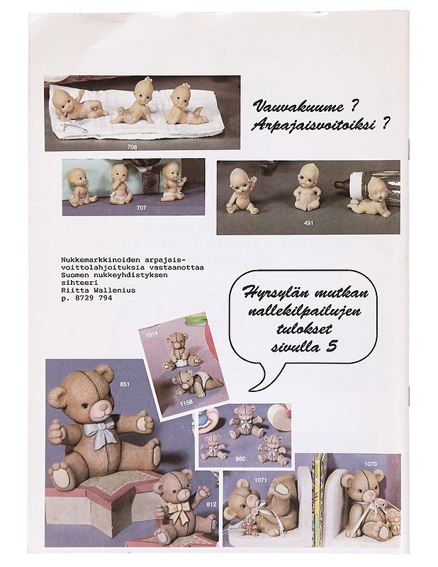 Suomen Nukkeyhdistyksen jäsenlehti Nr 2/1993 - Harrastekirjat - 10105292713 - 1