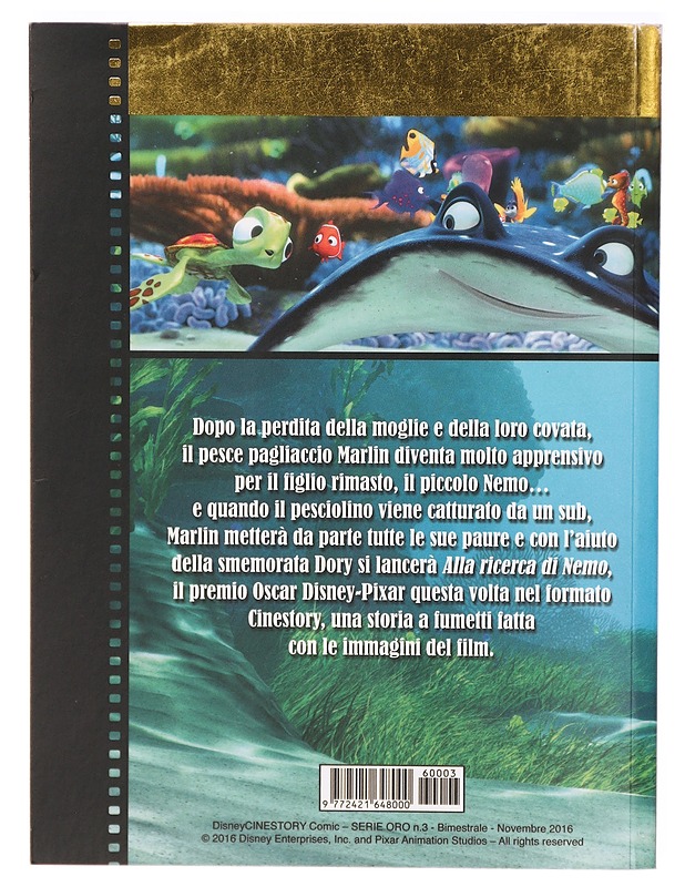 Disney Cinestory: Alla Ricerca Di Nemo - Aldo H. Sallustro - Harrastekirjat - 10105292851 - 1