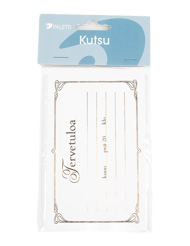 PALETTI kutsukortit, 10 kpl - Askartelu - 10105293033 - 0