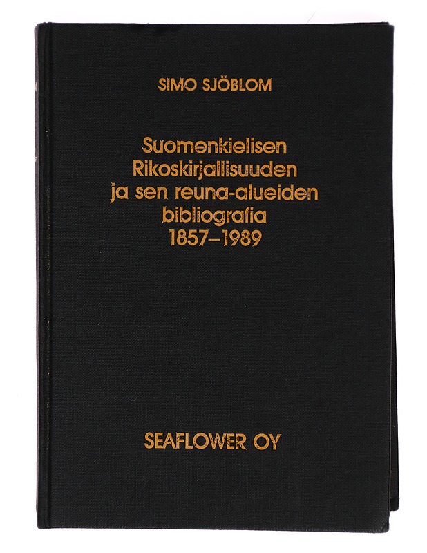 Suomenkielisen Rikoskirjallisuuden Ja Sen Reuna-alueiden Bibliografia 1857-1989 - Simo Sjöblom - Tietokirjat - 10105293233 - 0
