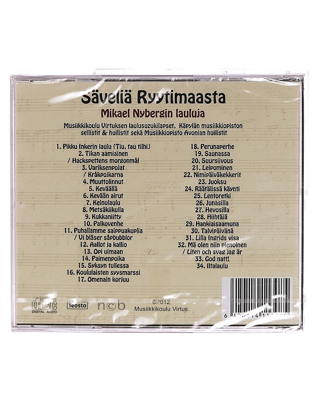 Säveliä Ryytimaasta : Mikael Nybergin lauluja - CD - CD-levyt - 10105293261 - 1