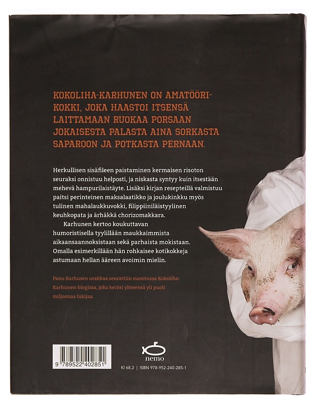Kokoliha-Karhunen : ruokaa porsaan jokaisesta osasta - Panu Karhunen - Ruokakirjat - 10105293366 - 1