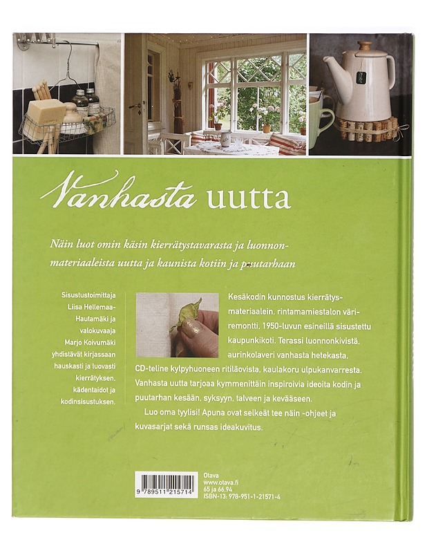 Vanhasta uutta - Liisa Hellemaa-Hautamäki - Käsityökirjat - 10105293408 - 1