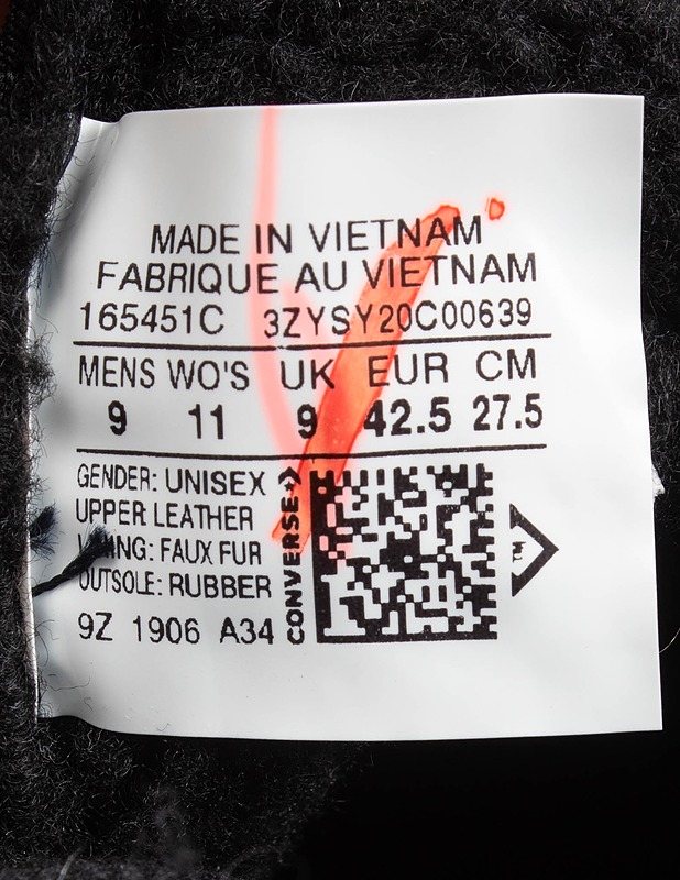 CONVERSE Talvi varsilenkkarit, 42,5 - Talvikengät - 10105293531 - 2