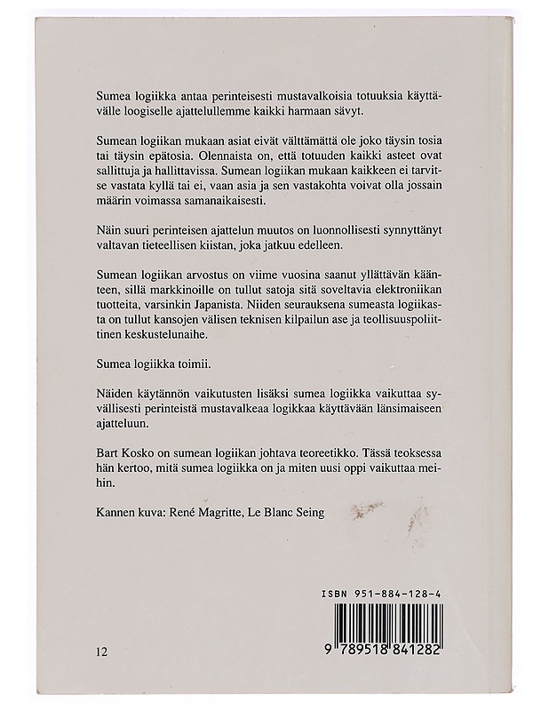 Sumea logiikka - Bart Kosko - Tietokirjat - 10105293721 - 1