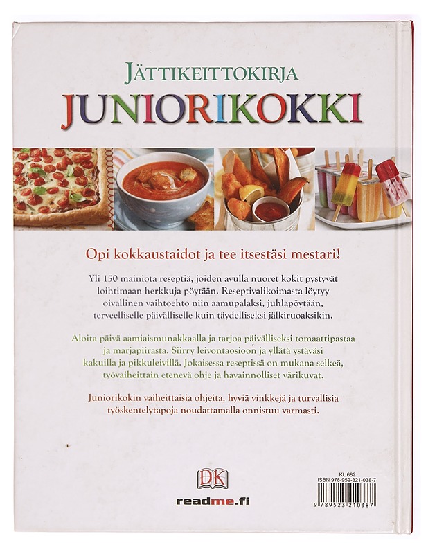 Juniorikokki : jättikeittokirja - Yeates, Elizabeth - Lastenkirjat - 10105293790 - 1