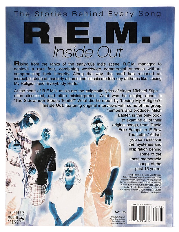 R.E.M. Inside Out - Craig Rosen - Musiikki- ja elokuvakirjat - 10105293852 - 1