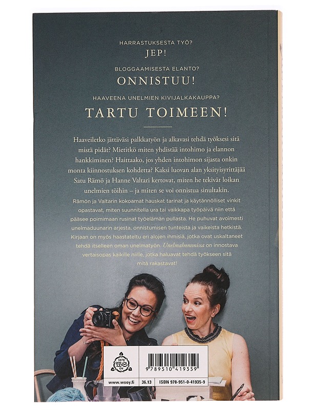 Unelmahommissa : tee itsellesi työ siitä mistä pidät - Rämö, Satu - Tietokirjat ja oppaat - 10105294473 - 1