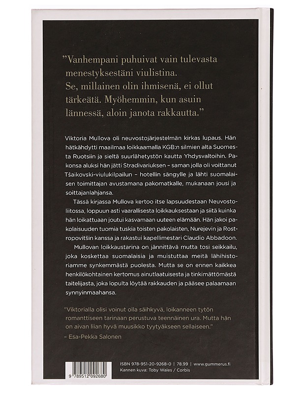 Viktoria Mullova : rakkaus ja musiikki - Eva Maria Chapman - Elämäkerrat ja muistelmat - 10105294537 - 1