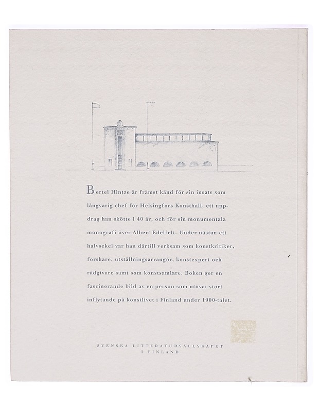 En konstens världsman; Bertel Hintze 1901-1969 - Erik Kruskopf - Elämäkerrat ja muistelmat - 10105294625 - 1