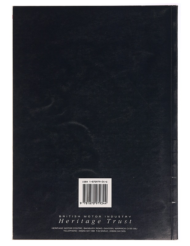 The Heritage Motor Centre Catalogue: 1896 - 1992 - Tietokirjat ja oppaat - 10105294825 - 1