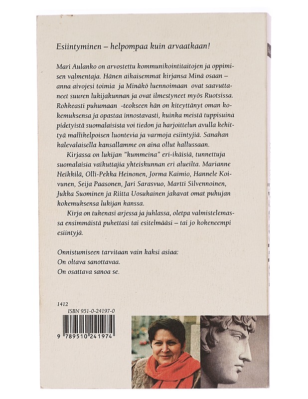 Rohkeasti puhumaan : luonteva esiintyminen - Mari Aulanko - Tietokirjat - 10105295012 - 1