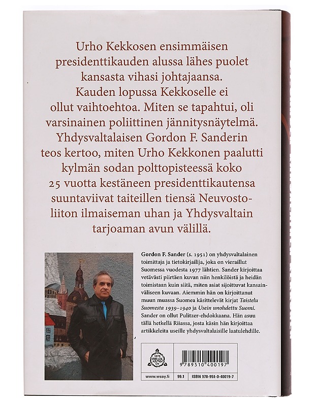 Kansalainen Kekkonen : suuri suunnitelma - Sander, Gordon F. - Historiakirjat - 10105295094 - 1