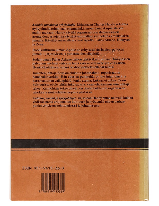 Antiikin jumalat ja nykyjohtajat - Handy, Charles - Tietokirjat ja oppaat - 10105295124 - 1
