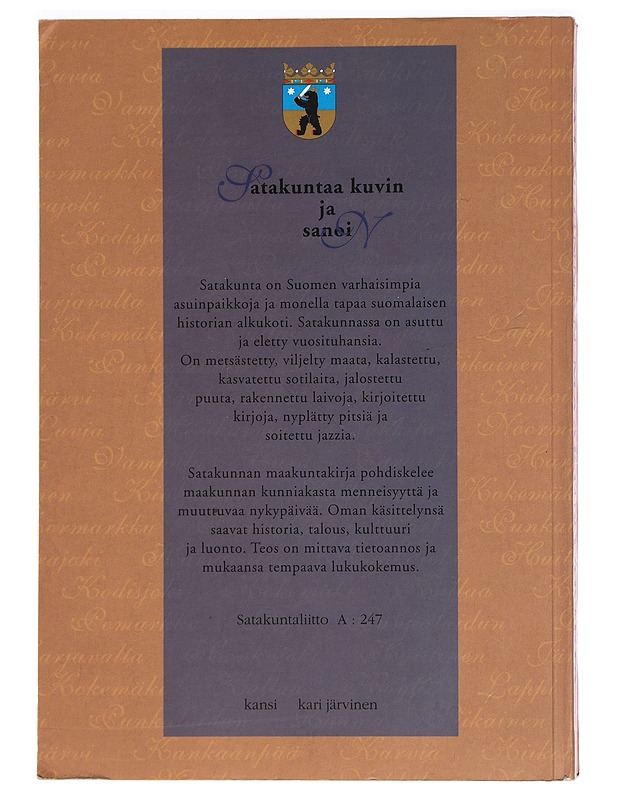 Satakunnan maakuntakirja - Jarkko Elo - Historiakirjat - 10105295152 - 1