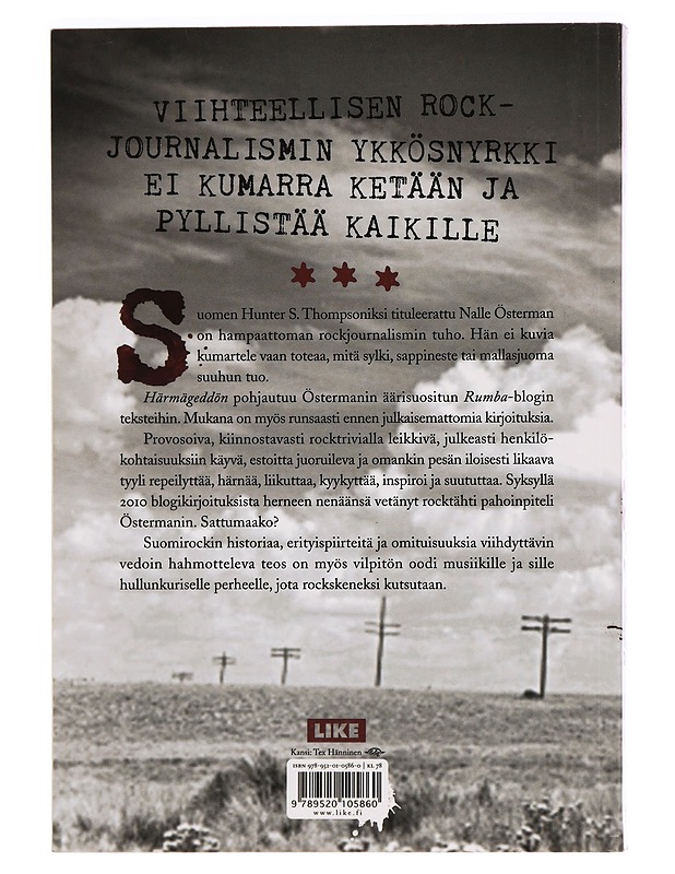 Härmägeddön - Nalle Österman - Elämäkerrat ja muistelmat - 10105295162 - 1