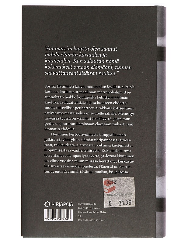 Jorma Hynninen : sielun maisemia - Pekka Hako - Elämäkerrat ja muistelmat - 10105295539 - 1