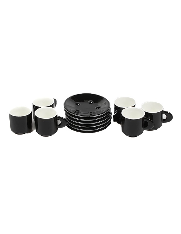 BUGATTI PORCELAIN Perla espressokuppi ja tassi, 6 paria - Mukit ja kahvikupit - 10105295837 - 0