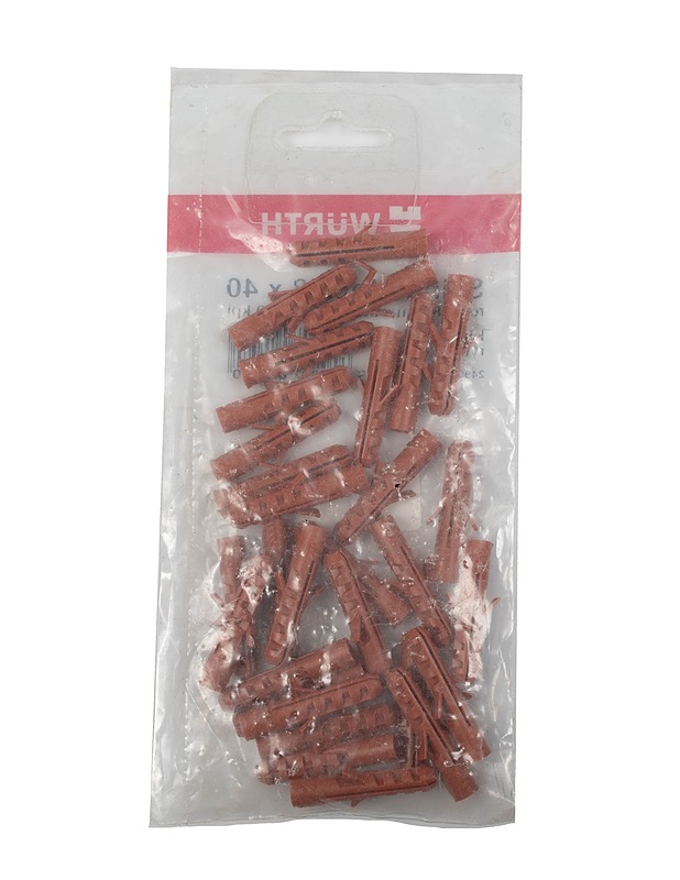 WÜRTH Seinätulppa 8x40, 30kpl - Rakennustarvikkeet - 10105295913 - 1