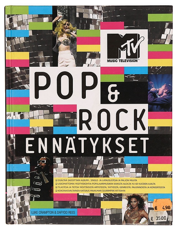 MTV Pop ja rock -ennätykset 2011 - Crampton, Luke - Musiikki- ja elokuvakirjat - 10105296136 - 0