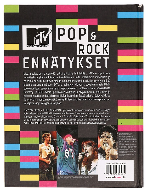 MTV Pop ja rock -ennätykset 2011 - Crampton, Luke - Musiikki- ja elokuvakirjat - 10105296136 - 1