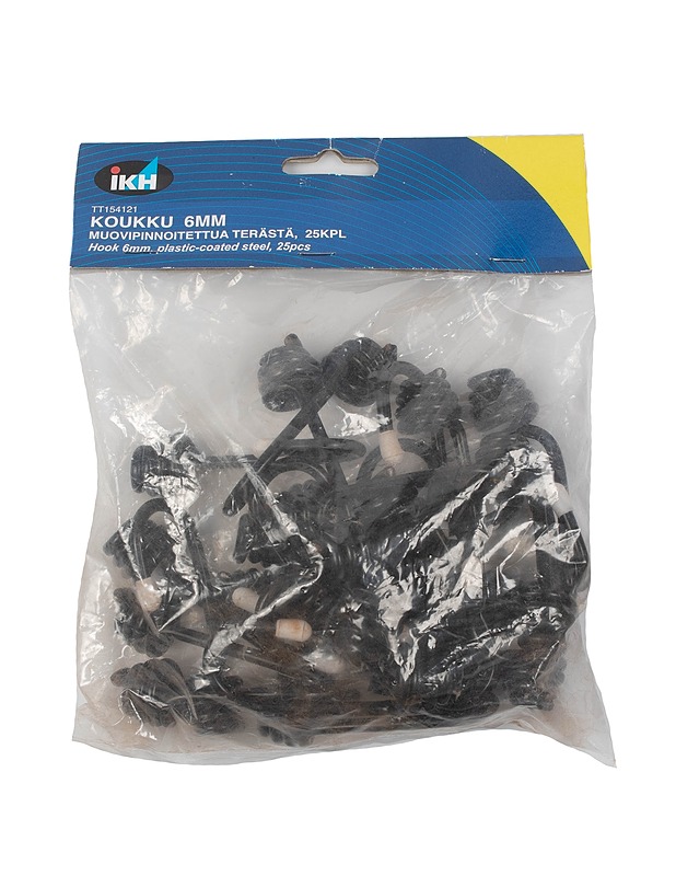 IKH Koukku 6mm, 25kpl - Rakennustarvikkeet - 10105296193 - 0