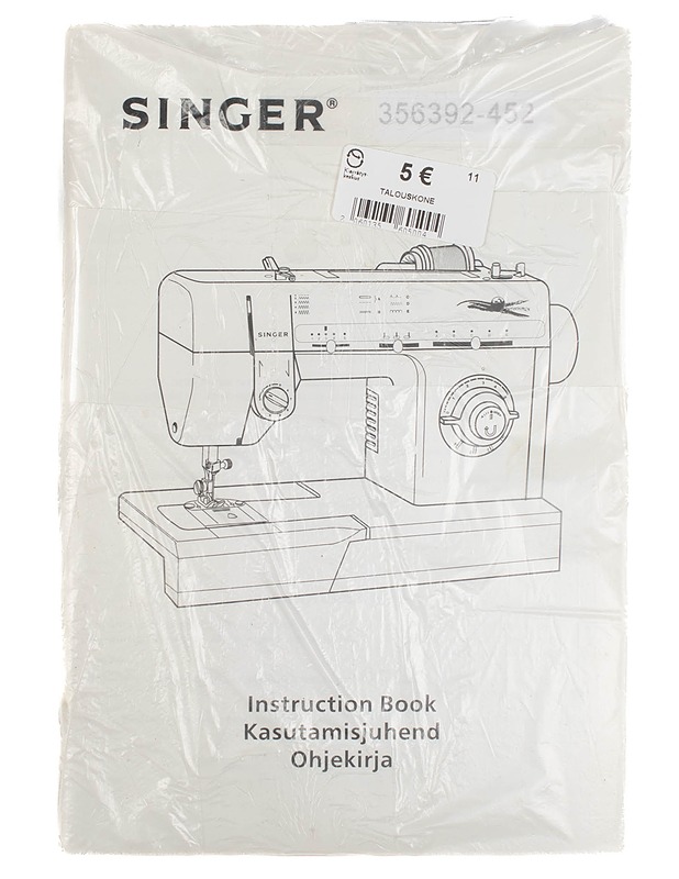 SINGER 356392-452 ompelukone käyttöohje - Tietokirjat ja oppaat - 10105296245 - 0