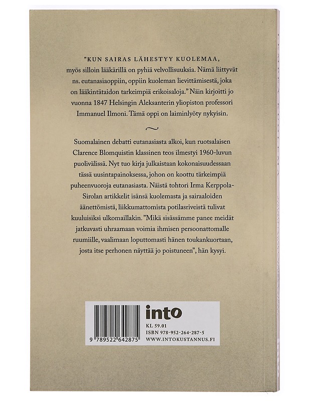Lempeä kuolema - Airas, Sinikka - Tietokirjat ja oppaat - 10105296673 - 1