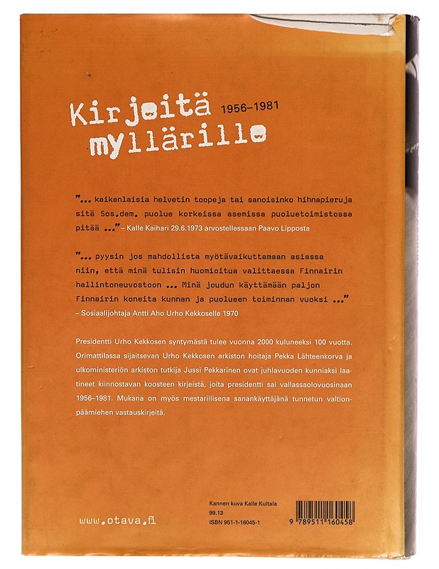 Kirjeitä myllärille 1956-1981 - Lähteenkorva, Pekka - Elämäkerrat ja muistelmat - 10105296793 - 1