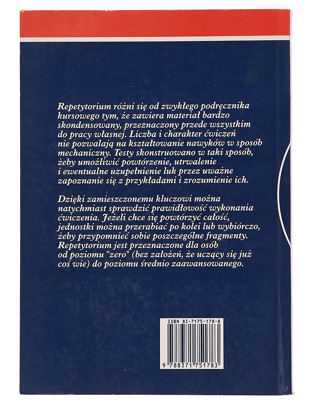 Reptytorium Z Gramatyki Jezyka Angielskiego - Leon Leszek Szkutnik - Tietokirjat - 10105296957 - 1