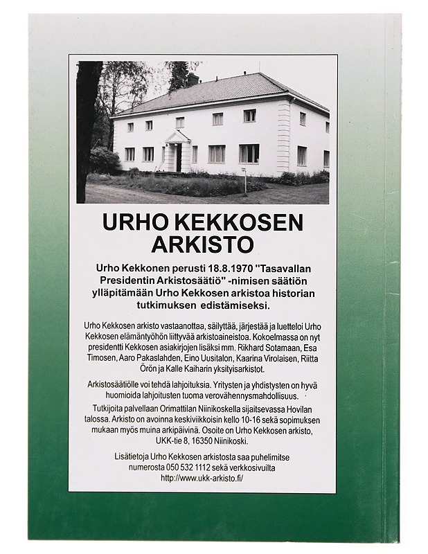UKK-seura vuosikirja 2023 #35 - Lehdet - 10105297178 - 1