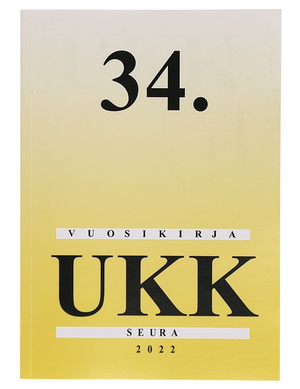 UKK-seura vuosikirja 2022 #34 - Lehdet - 10105297184 - 0