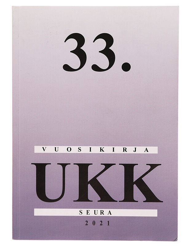 UKK-seura vuosikirja 2021 #33 - Lehdet - 10105297193 - 0