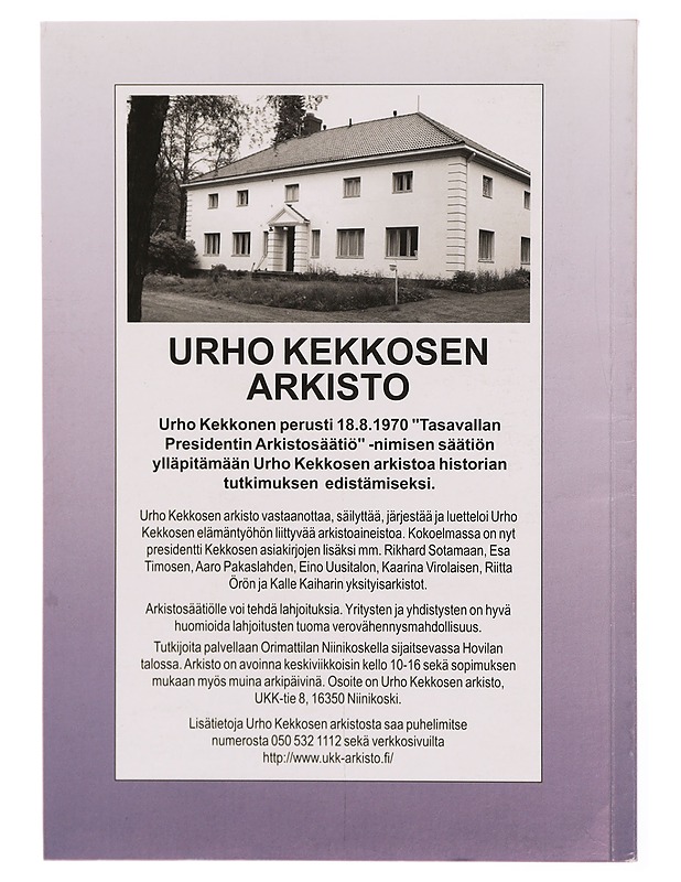 UKK-seura vuosikirja 2021 #33 - Lehdet - 10105297193 - 1