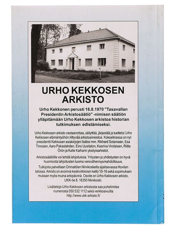UKK-seura vuosikirja 2020 #32 - Lehdet - 10105297196 - 1