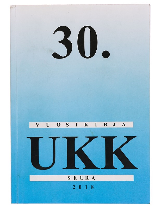 UKK-seura vuosikirja 2018 #30 - Lehdet - 10105297214 - 0