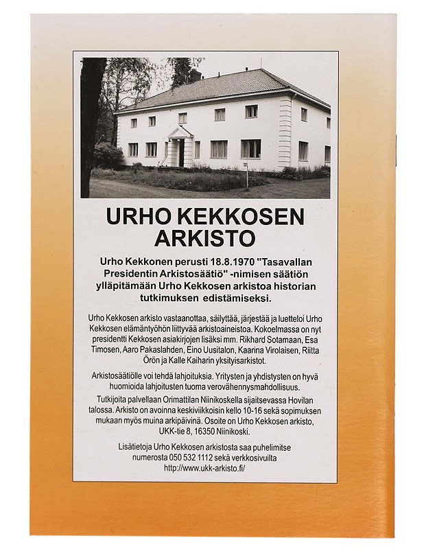UKK-seura vuosikirja 2017 #29 - Lehdet - 10105297221 - 1