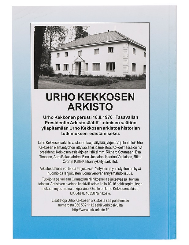 UKK-seura vuosikirja 2015 #27 - Lehdet - 10105297232 - 1