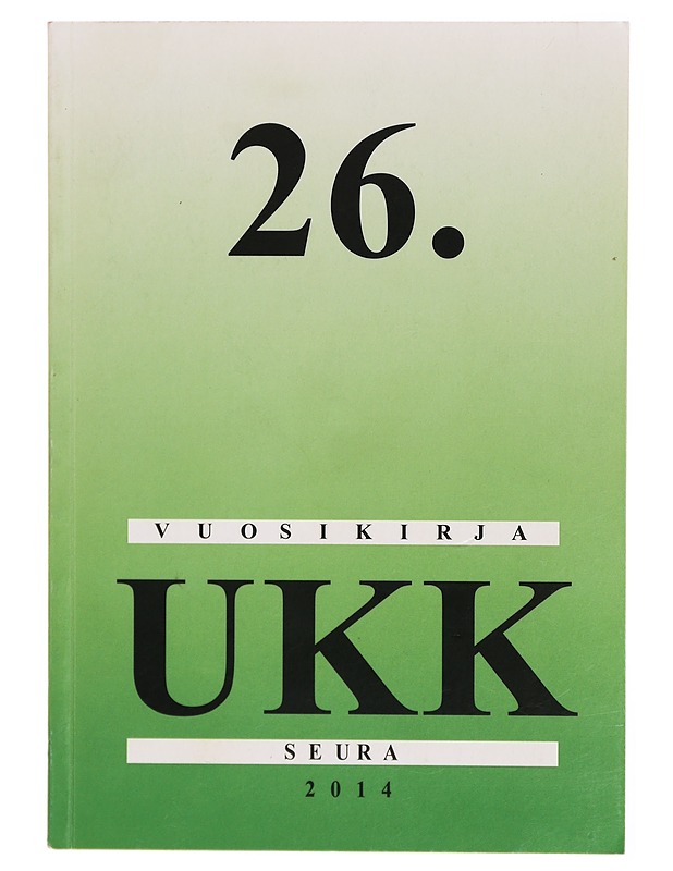 UKK-seura vuosikirja 2014 #26 - Lehdet - 10105297236 - 0