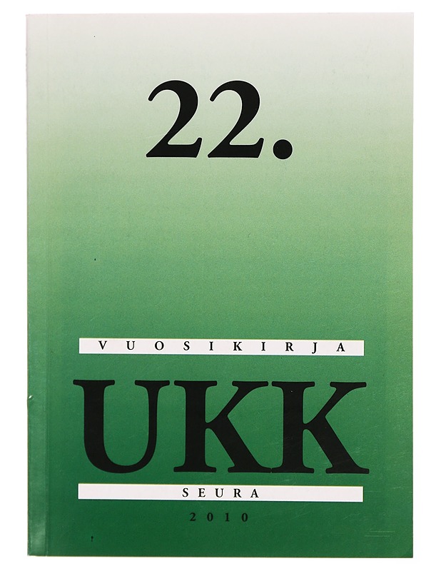 UKK-seura vuosikirja 2010 #22 - Lehdet - 10105297262 - 0