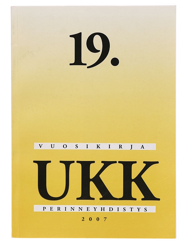 UKK-seura vuosikirja 2007 #19 - Lehdet - 10105297289 - 0
