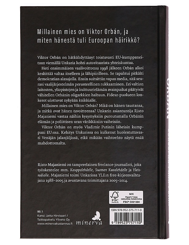 Orbán : Euroopan paha poika - Risto Majaniemi - Elämäkerrat ja muistelmat - 10105297389 - 1