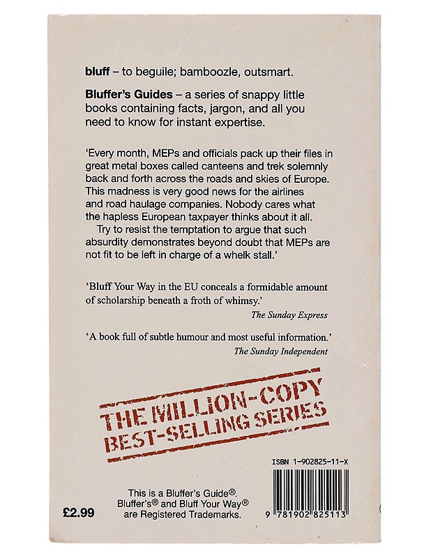 Bluff your way in the EU - Michael Toner - Tietokirjat ja oppaat - 10105297533 - 1