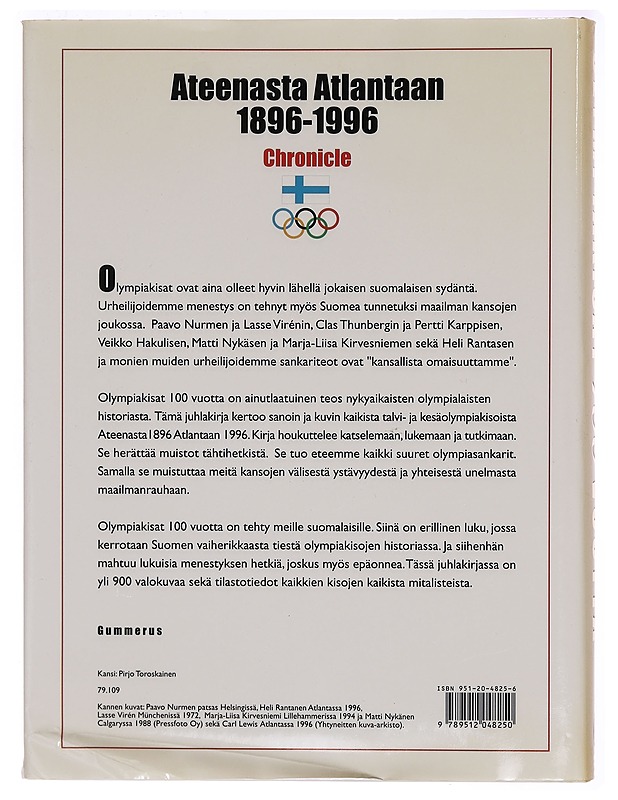 Olympiakisat 100 vuotta - Siukonen, Markku - Tietokirjat - 10105297595 - 1