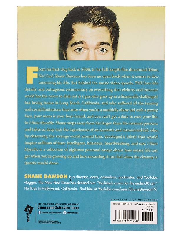 I hate myselfie : a collection of essays - Shane Dawson - Elämäkerrat ja muistelmat - 10105297717 - 1