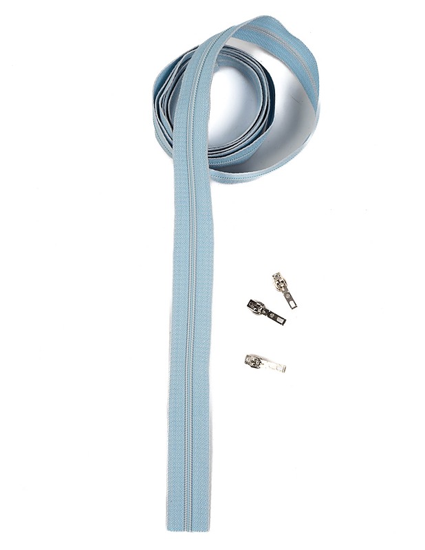Metriketju 1,5 m + 3 lukkoa, vaaleansininen - Ompelu - 10105297780 - 0