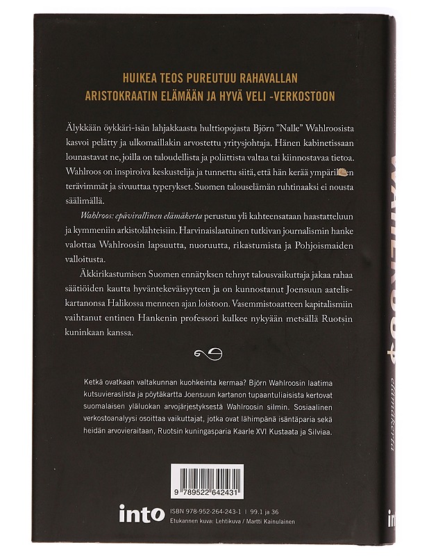 Wahlroo$ : epävirallinen elämäkerta - Pietiläinen, Tuomo - Elämäkerrat ja muistelmat - 10105297802 - 1