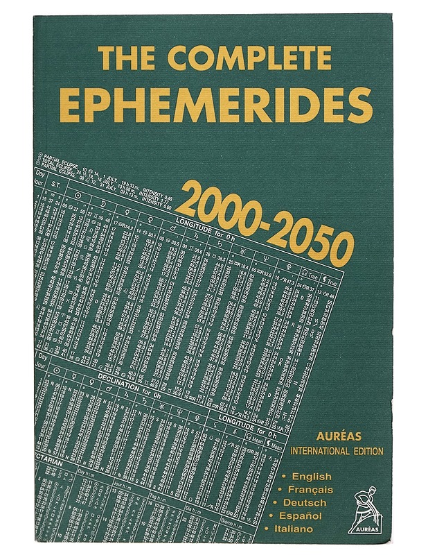 The complete ephemerides 2000-2050 - Francis Santoni - Tietokirjat ja oppaat - 10105297994 - 0