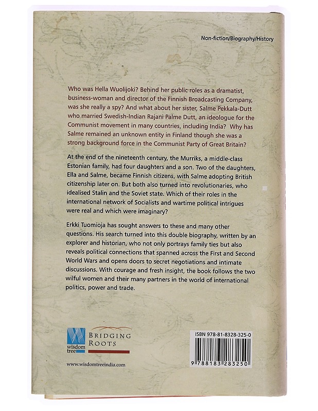A delicate shade of pink : the lives of Hella Wuolijoki and Salme Dutt in the service of revolution - Erkki Tuomioja - Elämäkerrat ja muistelmat - 10105298171 - 1