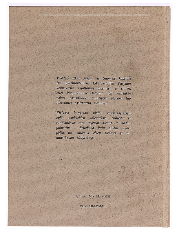 KONSA VAINO SUOMEAMME.. - KANTEE, LAURI - Romaanit ja novellit - 10105298326 - 1